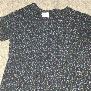 Vintage floral mini dress